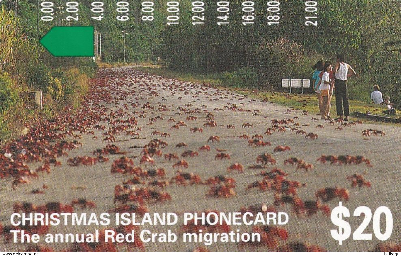 CHRISTMAS ISLAND - The Annual Red Crab Migration, Tirage 22500, Mint - Isole Christmas