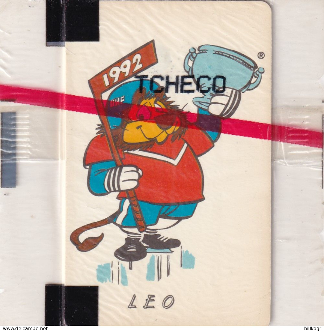 CZECHOSLOVAKIA(chip) - Ice Hockey Championship Praha-Bratislava 92, Chip SC5, Tirage %10500, 05/92, Mint - Cecoslovacchia