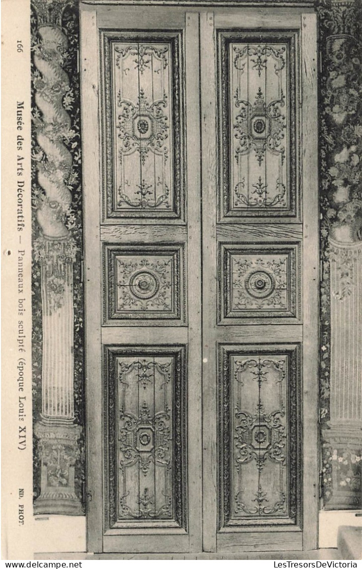 MUSÉES - Musée Des Arts Décoratifs - Panneaux Bois Sculpté - Carte Postale Ancienne - Museum