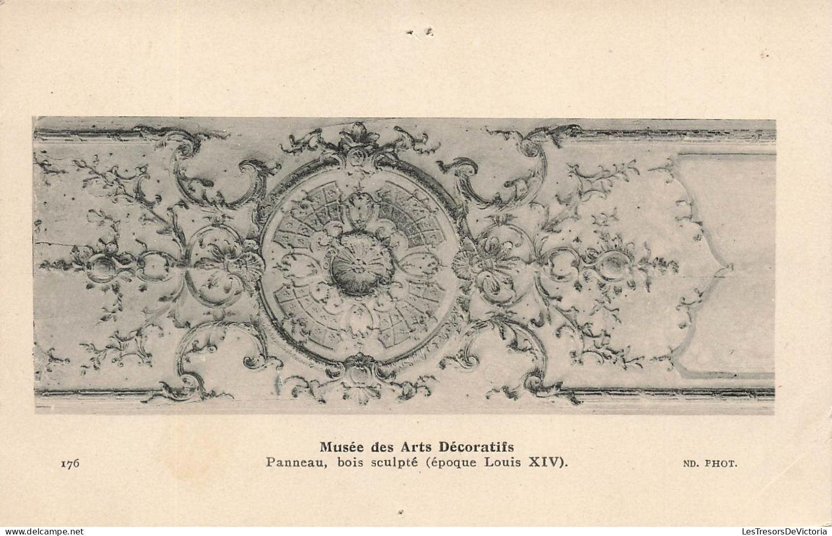 MUSÉES - Musée Des Arts Décoratifs - Panneau - Bois Sculpté - Carte Postale Ancienne - Musées