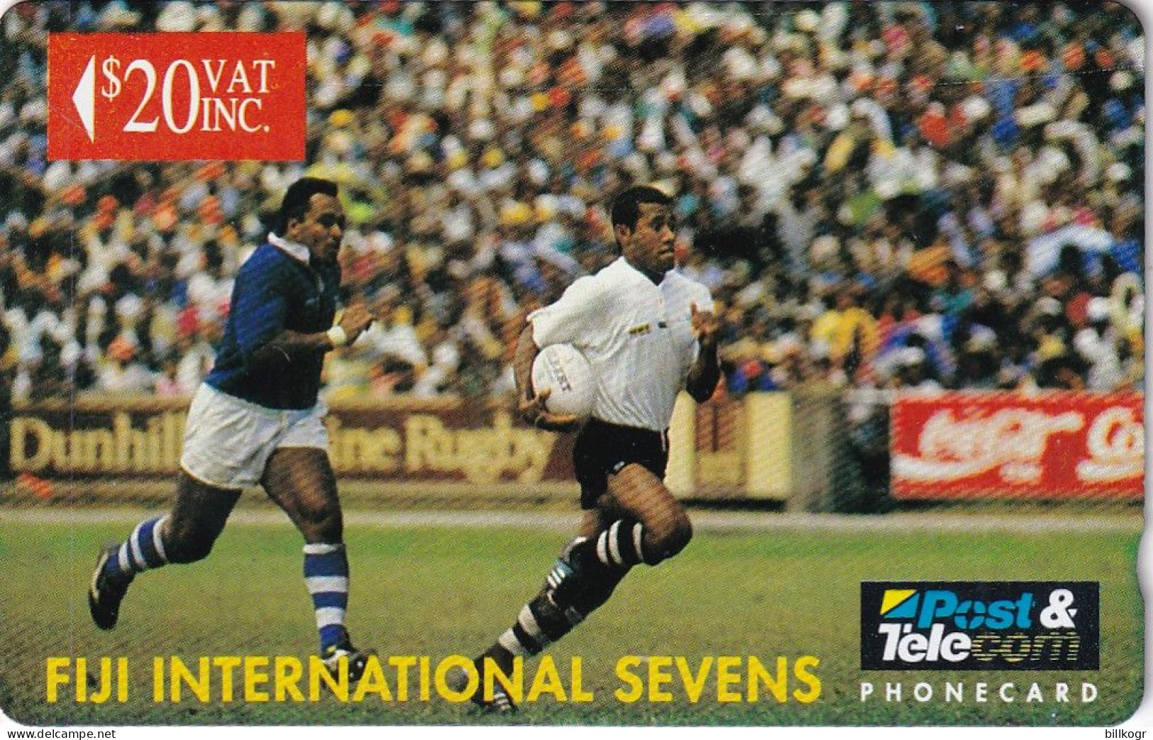 FIJI ISL.(GPT) - FIJI International Sevens Rugby/Waisele Serevi, CN : 03FJE/C, Tirage 1000, Mint - Fidschi