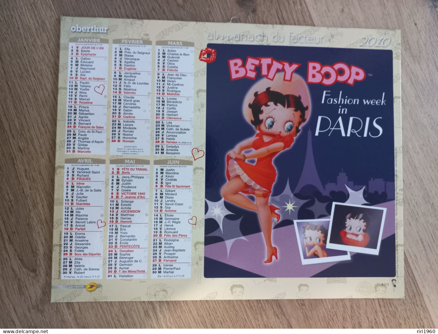 Almanach Du Facteur. Betty Boop - Tamaño Grande : 2001-...