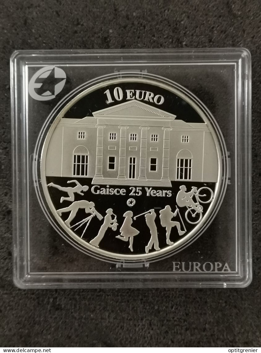 10 EUROS BE ARGENT 2010 LE PRIX DU PRESIDENT - GAISCE 8000 EX. IRLANDE / SILVER EURO - Irland