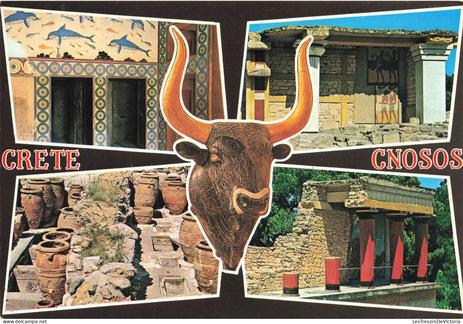 GRECE - Crète - Multivues  - Colorisé - Carte Postale - Grèce