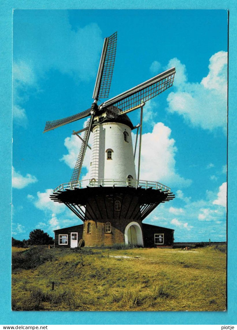 * Veere (Zeeland - Nederland) * (Uitgave Den Hollander) Molen De Koe, Stellingmolen, Korenmolen, Moulin, Mill Bouwj 1909 - Veere