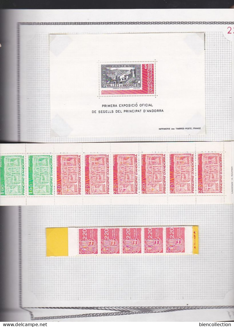 Andorre. Petite collection 1972/1996 ** valeur faciale 219€