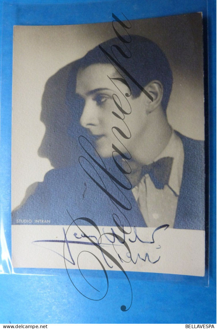 Jean Wils ?  Wilz? 1912 ? Studio INTRAN  Photo Foto Signature Veritable Cinema ? Acteur ? - Chanteurs & Musiciens