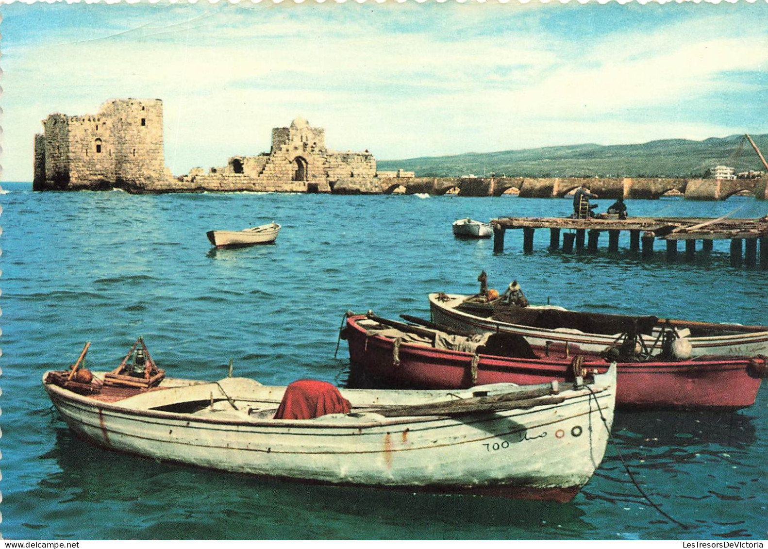 LIBAN - Le Château De Sidon - Colorisé - Carte Postale - Libanon