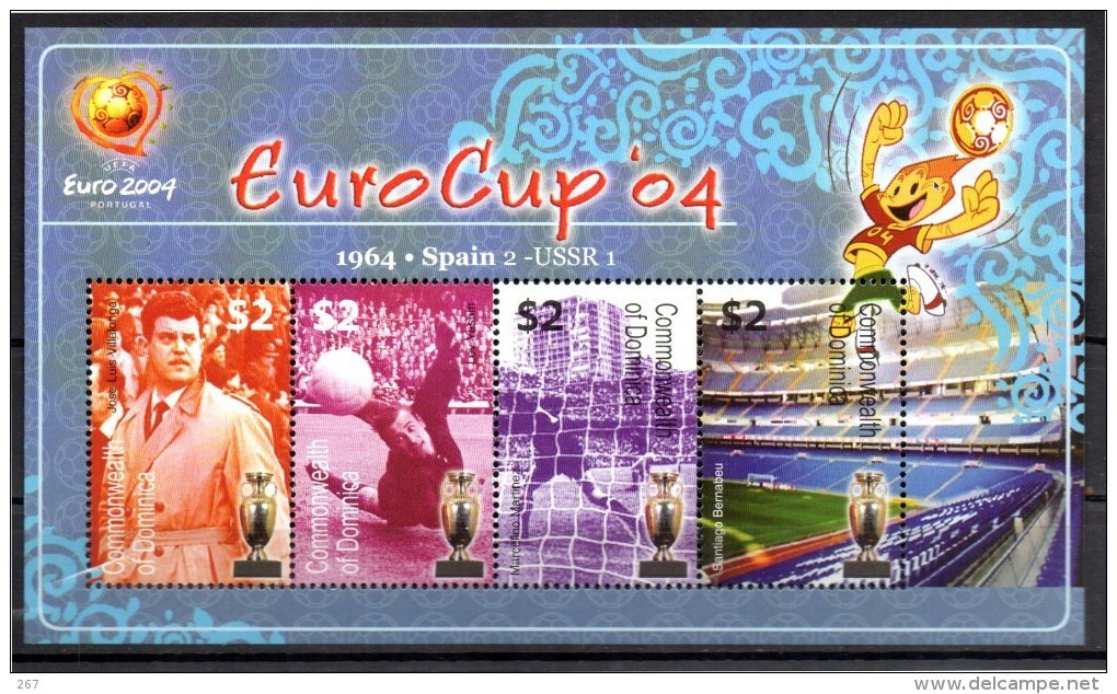 DOMINIQUE  Feuillet   N° 3109/12  * *  ( Cote 10e ) Euro 2004   Football Fussball  Soccer - Championnat D'Europe (UEFA)