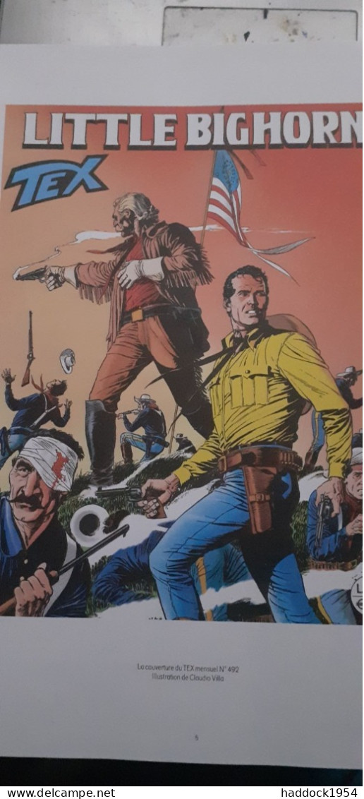 La Bataille De Little Bighorn TEX NIZZI MASTANTUONO éditions Black Et White 2023 - Prime Copie