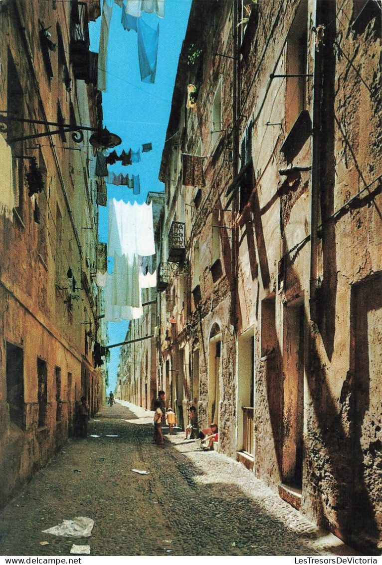 ITALIE - Sassari - Vue Sur La Rue Maiocca - Colorisé - Carte Postale - Sassari