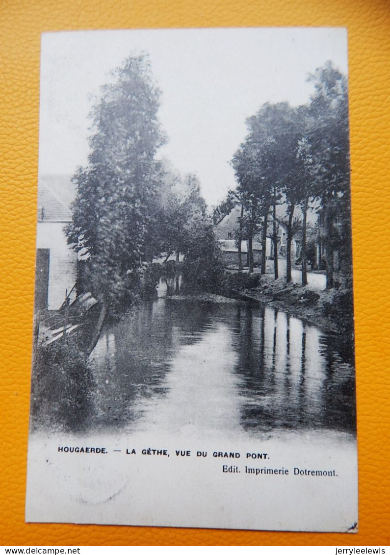 HOEGAARDEN  -  De Gete - La Ghète , Vue Du Grand Pont  -  1910 - Hoegaarden