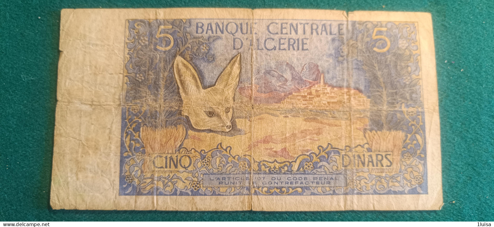 ALGERIA 5 DINARI 1970 - Algérie