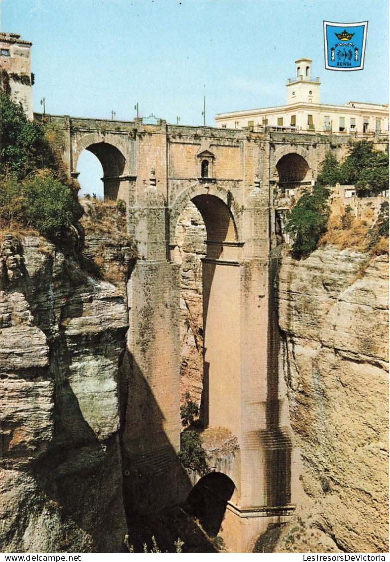 ESPAGNE - Ronda - Vue Générale Du Nouveau Pont - Colorisé - Carte Postale - Andere & Zonder Classificatie