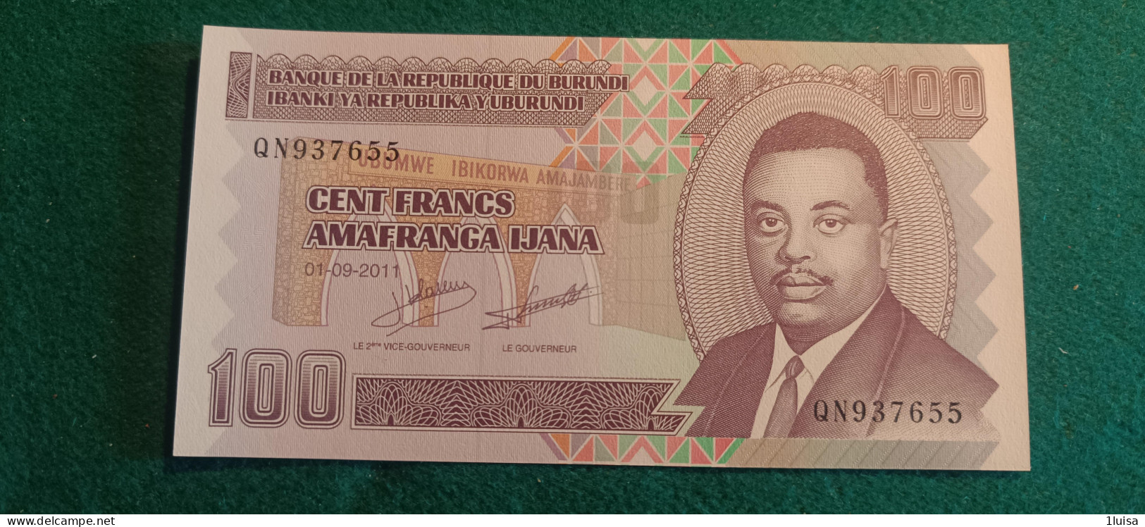 BURUNDI 100 FRANCS 1974 - Burundi