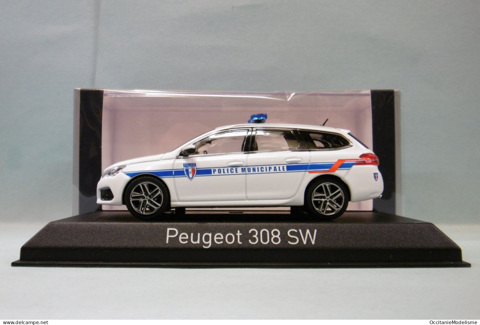 Norev - PEUGEOT 308 SW Police Municipale 2018 Réf. 473943 Neuf NBO 1/43 - Norev