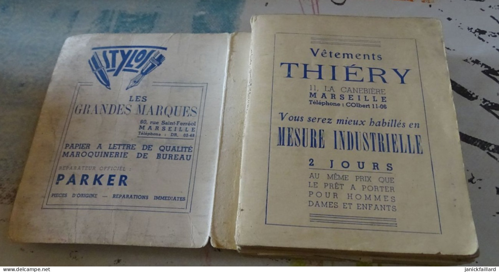 Ancien Guide Pratique Marseille 1954 - 31 Plans En Couleurs Avec Ses Marque-pages Pub - Europe