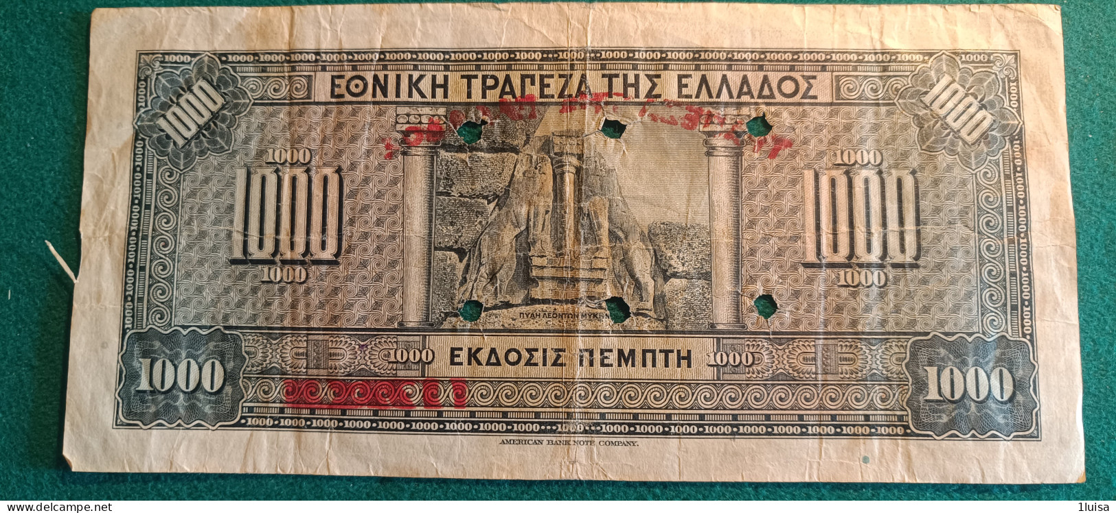 GRECIA 1000 DRAKME 1926 - Grèce