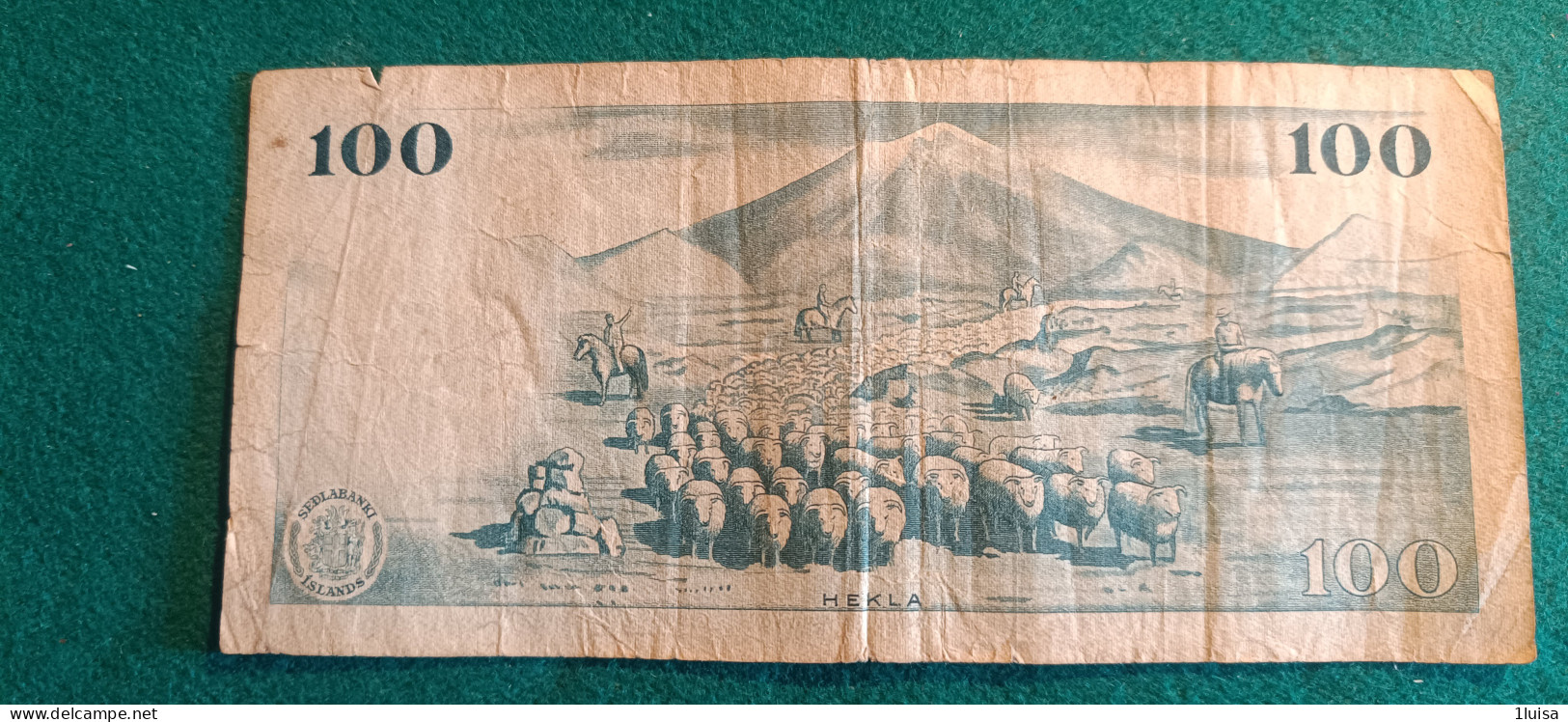 ISLANDA 100 KRONUR 1961 - Iceland