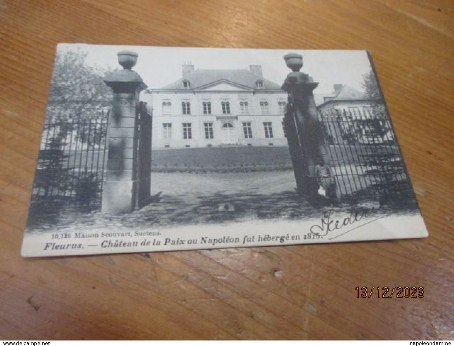 Fleurus, Chateau De La Paix Ou Napoleon Fut Heberge - Fleurus