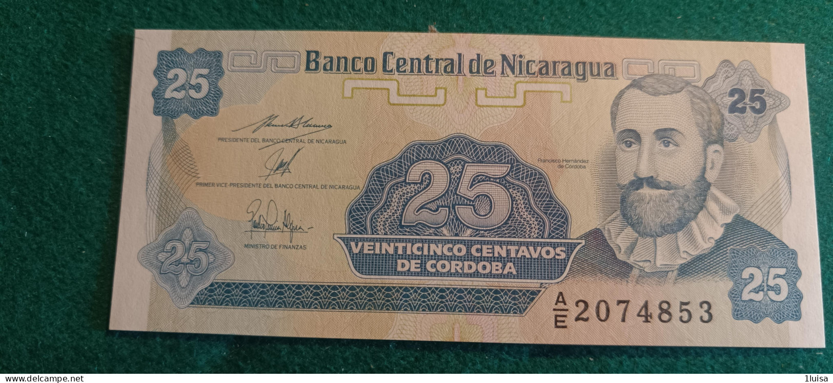 NICARAGUA 25 CENTAVOS 1991 - Nicaragua