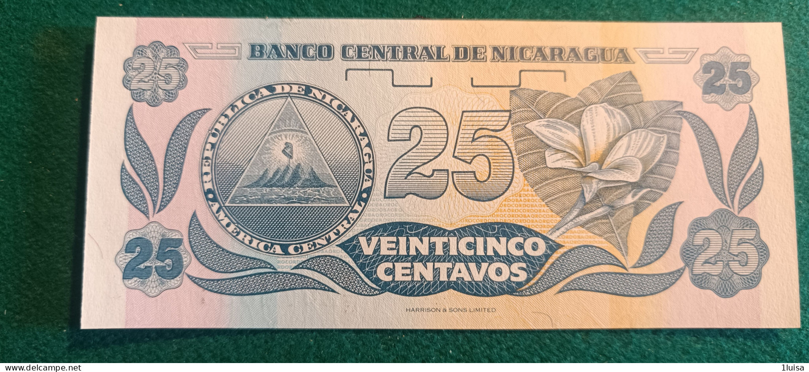 NICARAGUA 25 CENTAVOS 1991 - Nicaragua