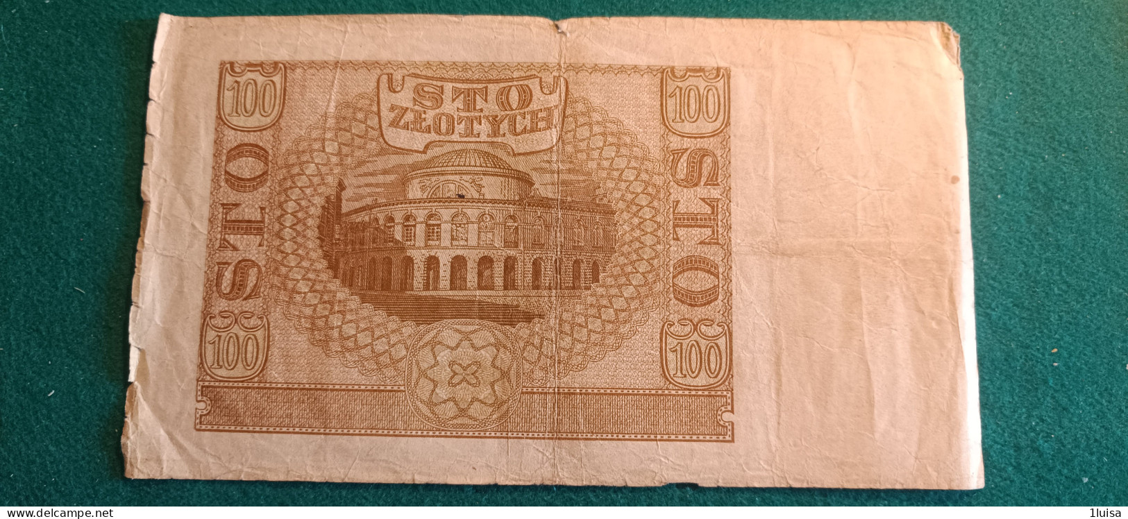 POLONIA 100 ZLOTYCH 1940 - Pologne