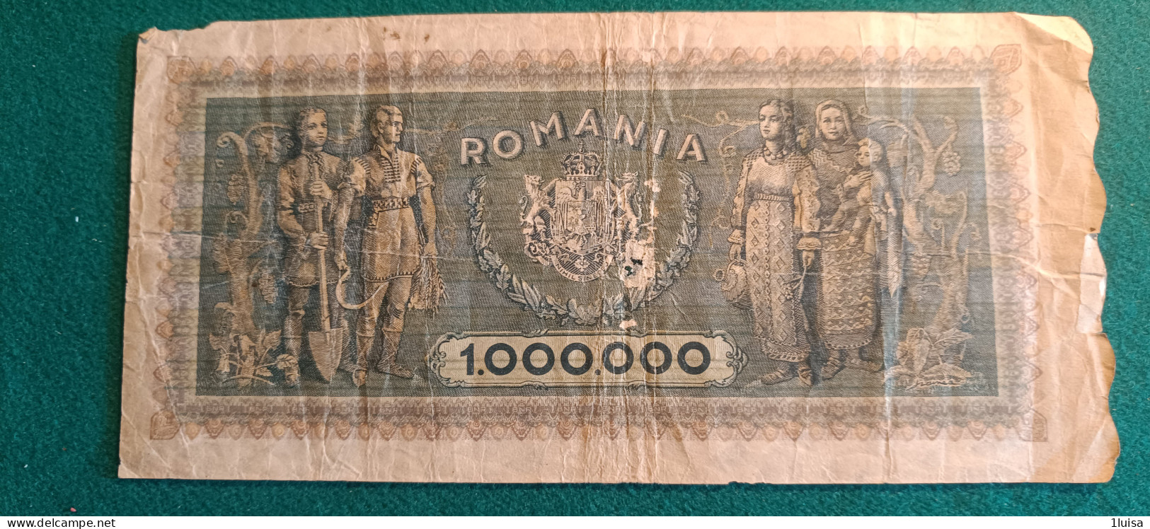 ROMANIA 1000000 LEI 1947 - Roumanie