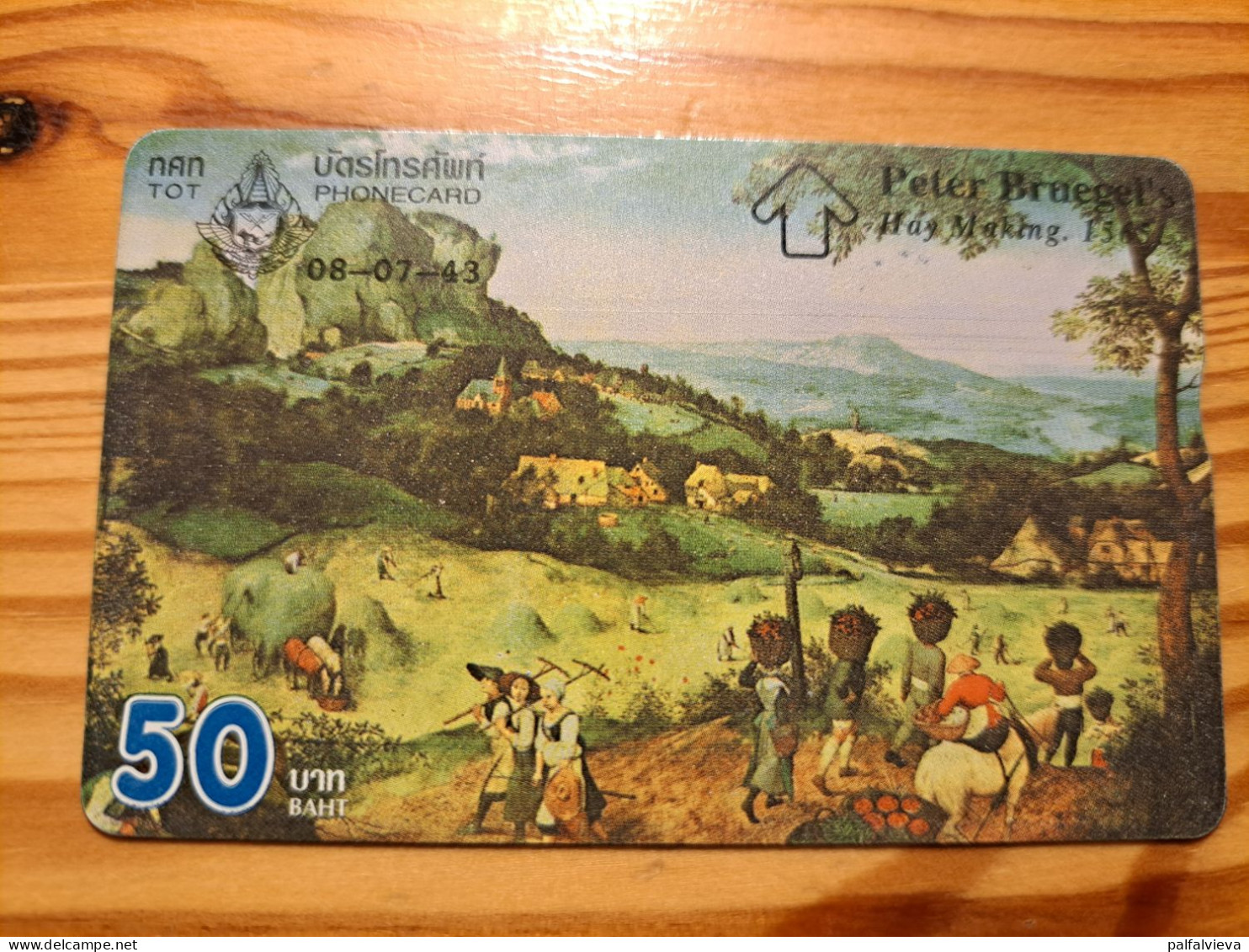 Phonecard Thailand - Painting, Peter Bruegel - Thaïland