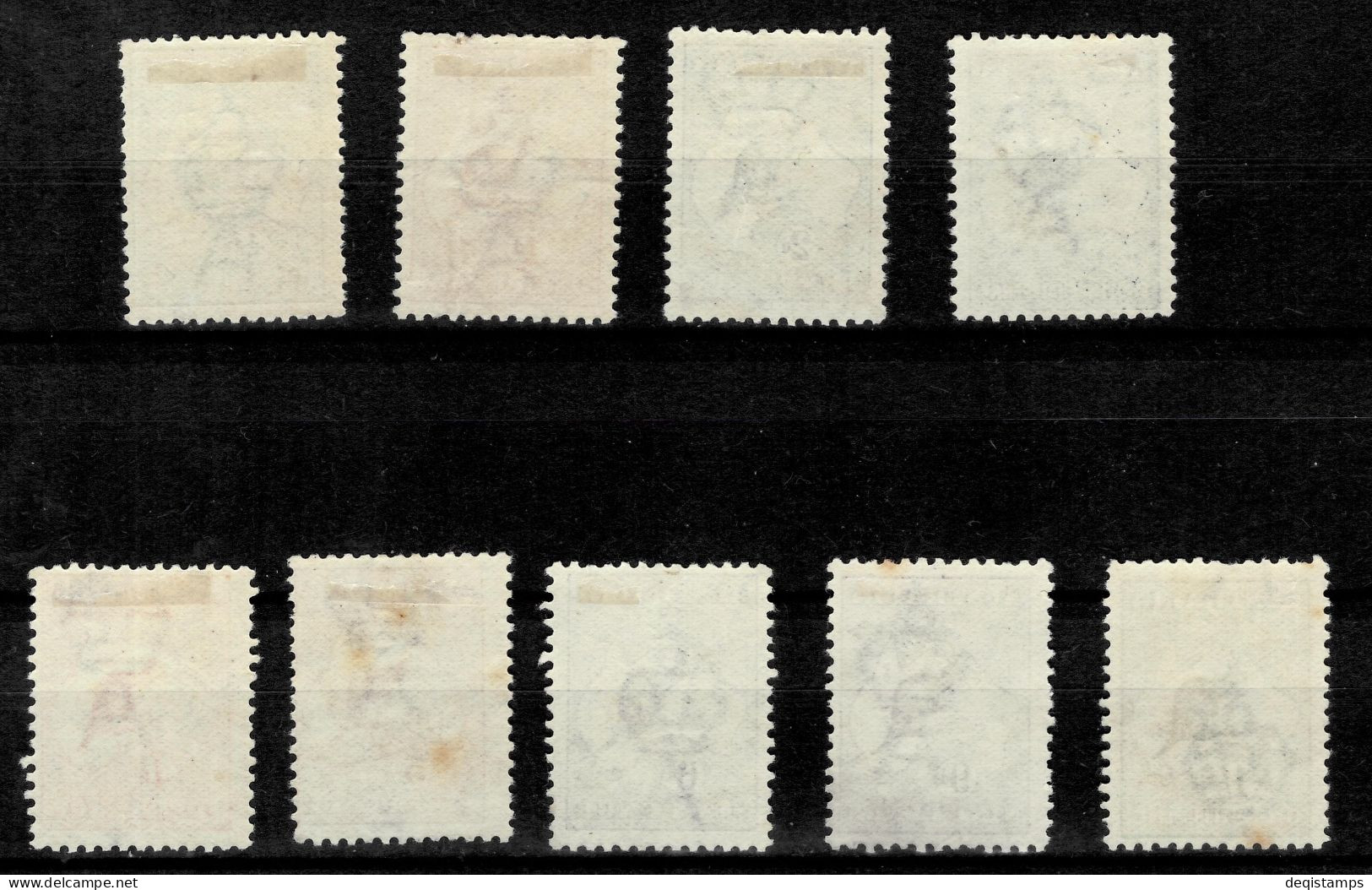 Australia 1913  ½p - 1sh Kangaroo 9 Values Cat $849  Unsed MH Set - Mint Stamps