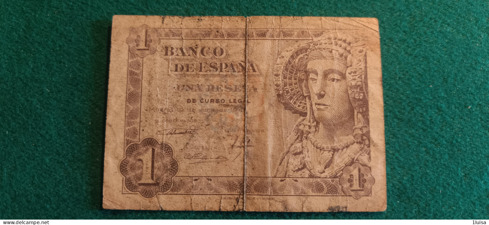 SPAGNA 1 PESETA 1948 - 1-2 Peseten