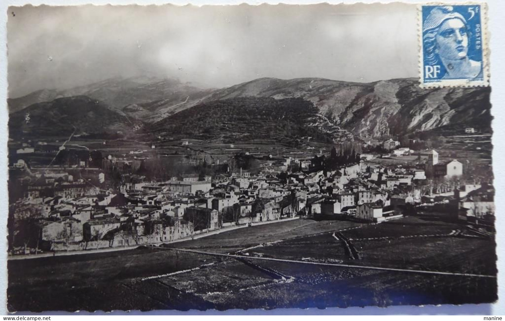 MALAUCENE (Vaucluse) Vue Générale Et Mont Ventoux - CPSM  1957 - Malaucene