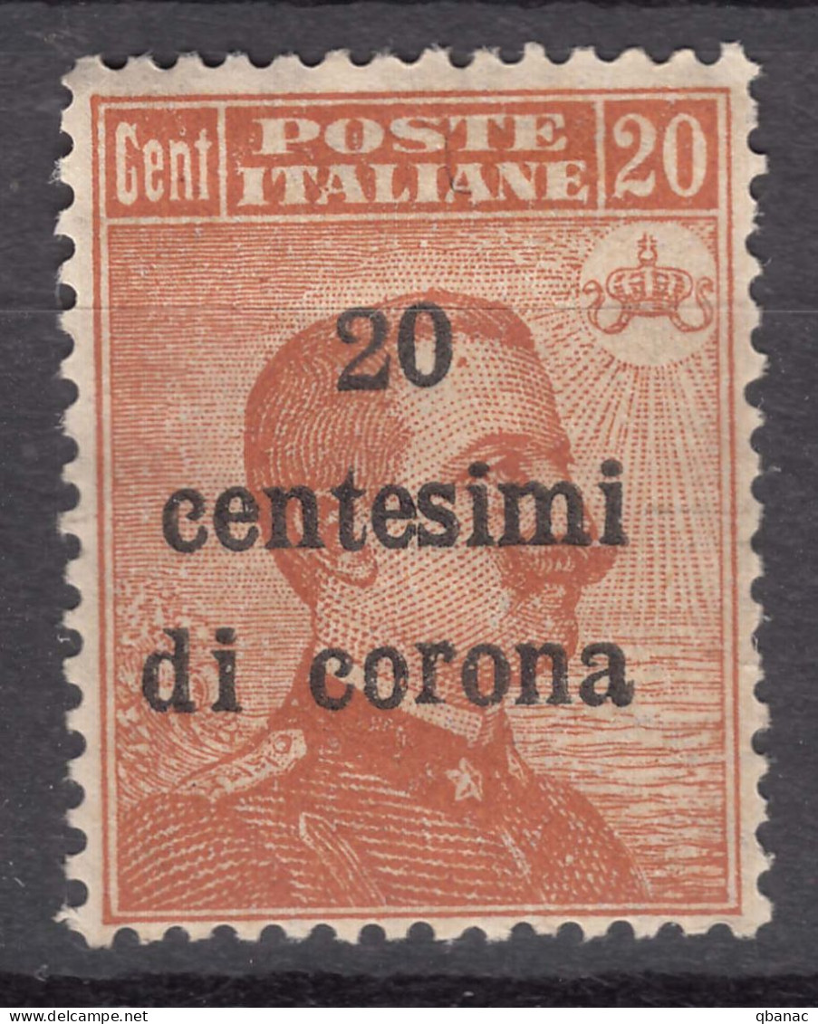 Italy Occupation In WWI - Trento & Trieste 1919 Sassone#5 Mint Hinged - Trentin & Trieste