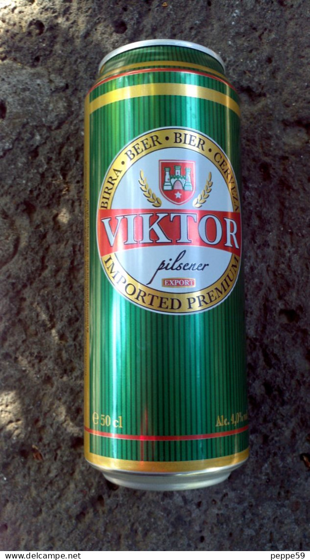 Lattina Italia - Birra Viktor - 50 Cl.  ( Vuota ) - Latas