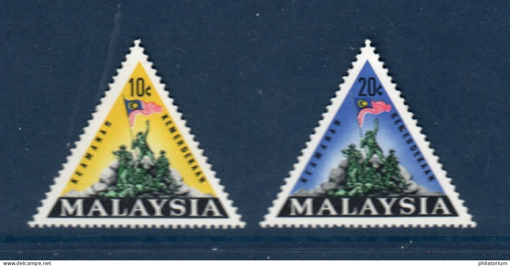 Malaysie, Yv 32A, 32B, Mi 30, 31, **, - Malaysia (1964-...)