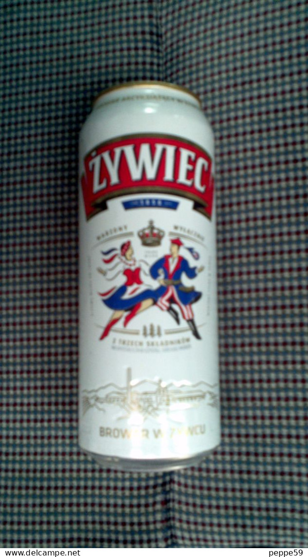 Lattina Italia - Birra Zywiec - 50 Cl. -  ( Vuota ) - Blikken