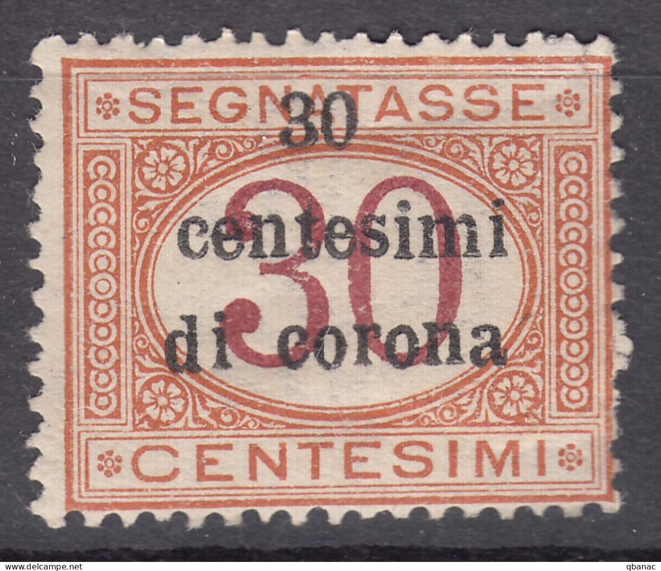 Italy Occupation In WWI - Trento & Trieste 1919 Segnatasse Sassone#4 Mint Hinged - Trentino & Triest