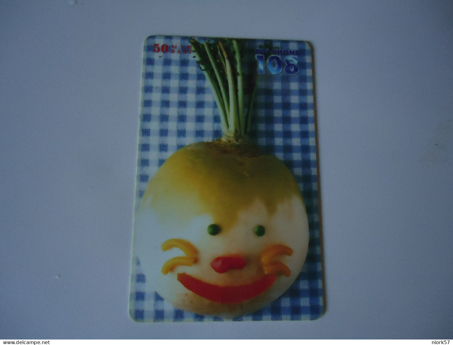 THAILAND USED  CARDS  CARDS PIN 108 Composition   FRUIT - Alimentation