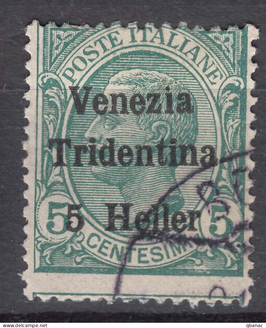 Italy Trento, Trentino, Venezia Tridentina 1918 Sassone#28 Used - Trentin