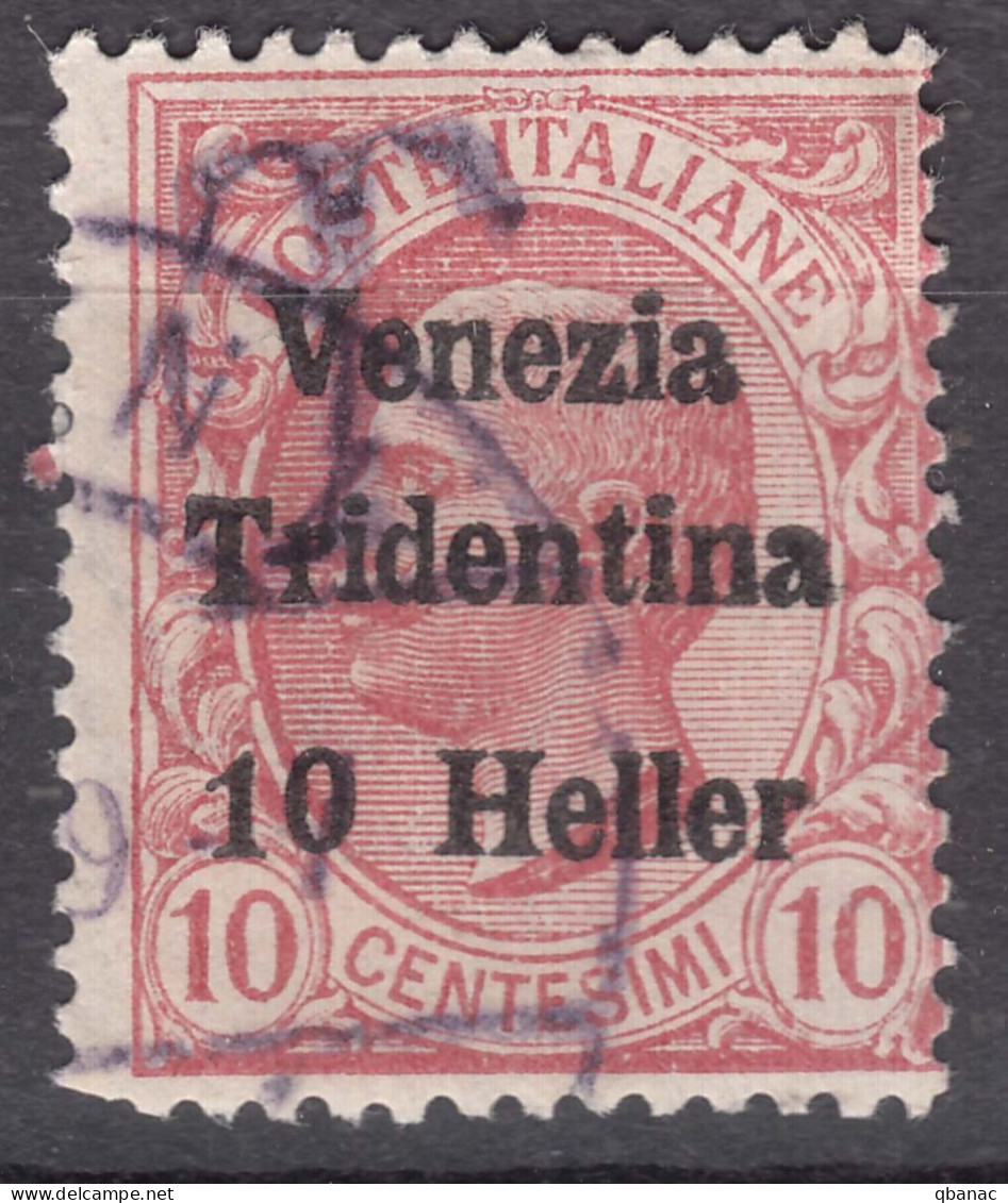 Italy Trento, Trentino, Venezia Tridentina 1918 Sassone#29 Used - Trentino