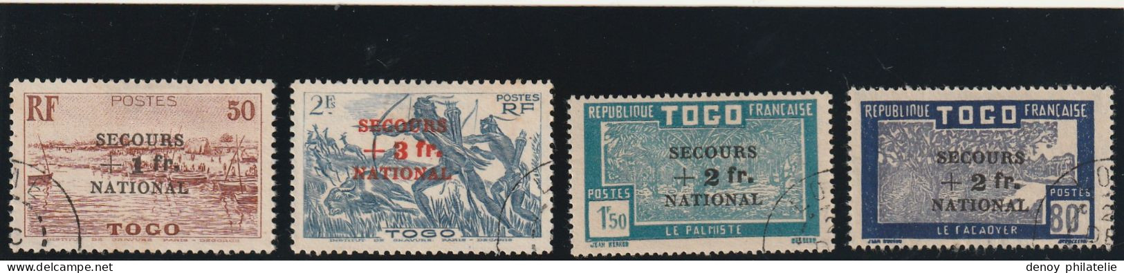 TOGO  - Série 211 A 214 Oblitéré Premier Choix - Used Stamps
