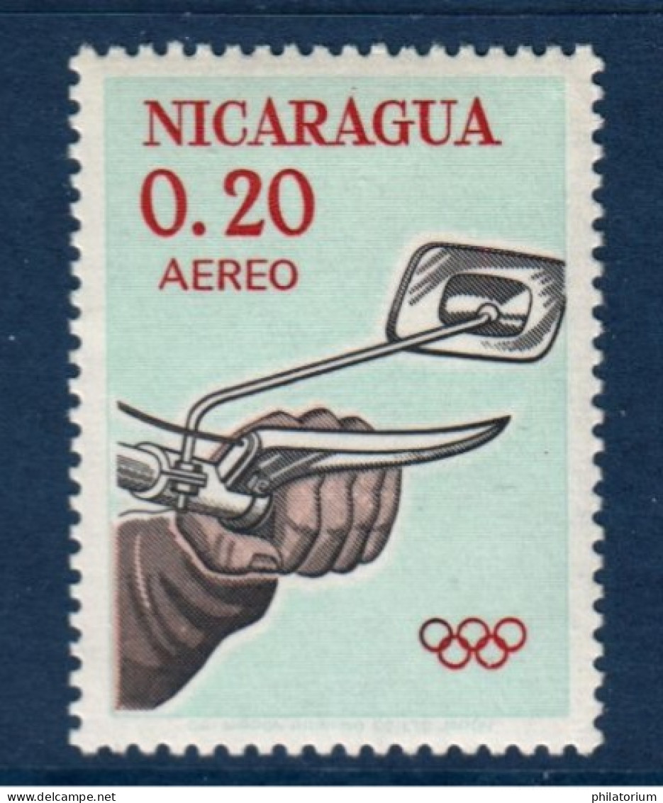 Nicaragua, Yv PA 500, Mi 1342, **, Sport, Moto, Rétroviseur, - Motos