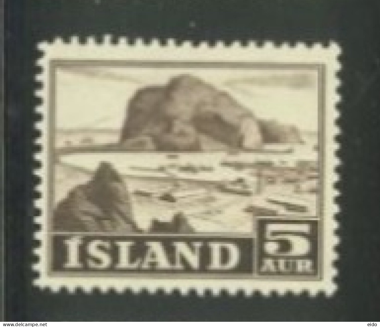 ISLAND - 1950, VESTAS ANNAEY JAR HARBOR STAMP,  UMM (**). - Nuevos