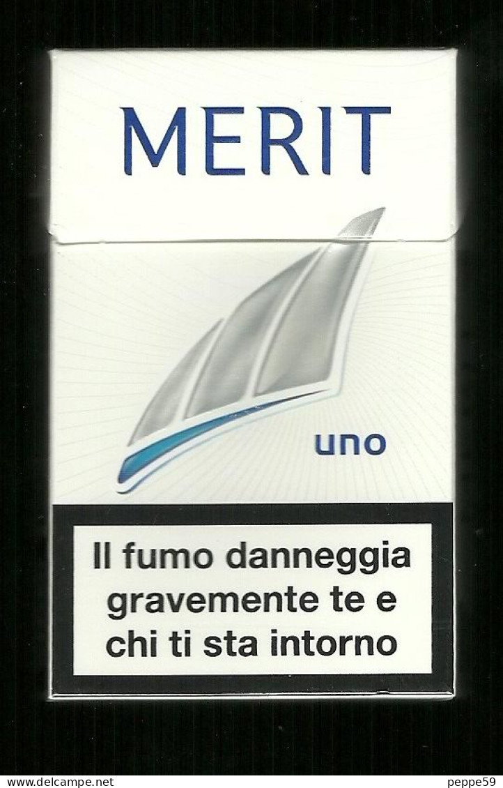 Tabacco Pacchetto Di Sigarette Italia - Merit Uno Da 20 Pezzi ( Vuoto ) - Zigarettenetuis (leer)