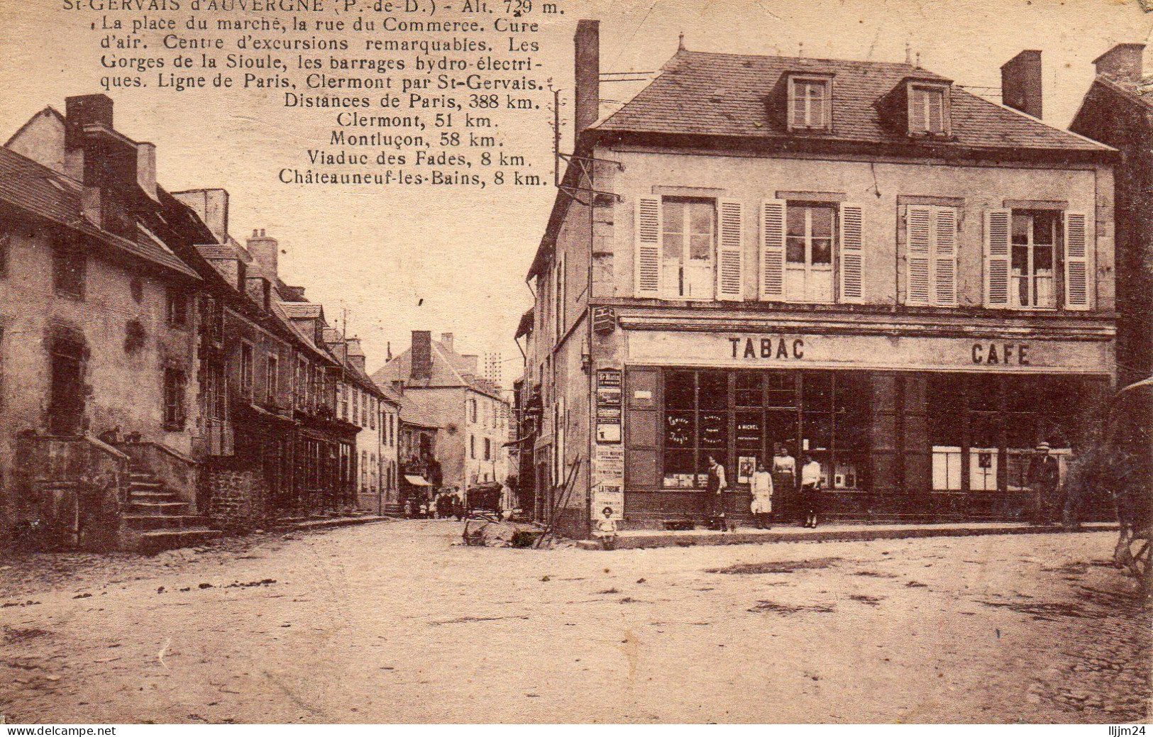 - St GERVAIS - La Place Du Marché - (C1978) - Saint Gervais D'Auvergne