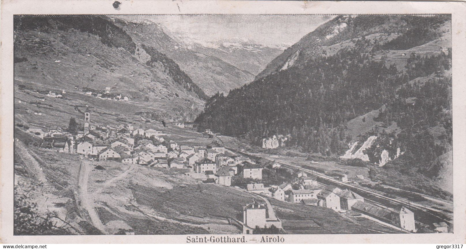 E10) SAINT GOTTHARD - AIROLO - Old Kleine Karte - Airolo