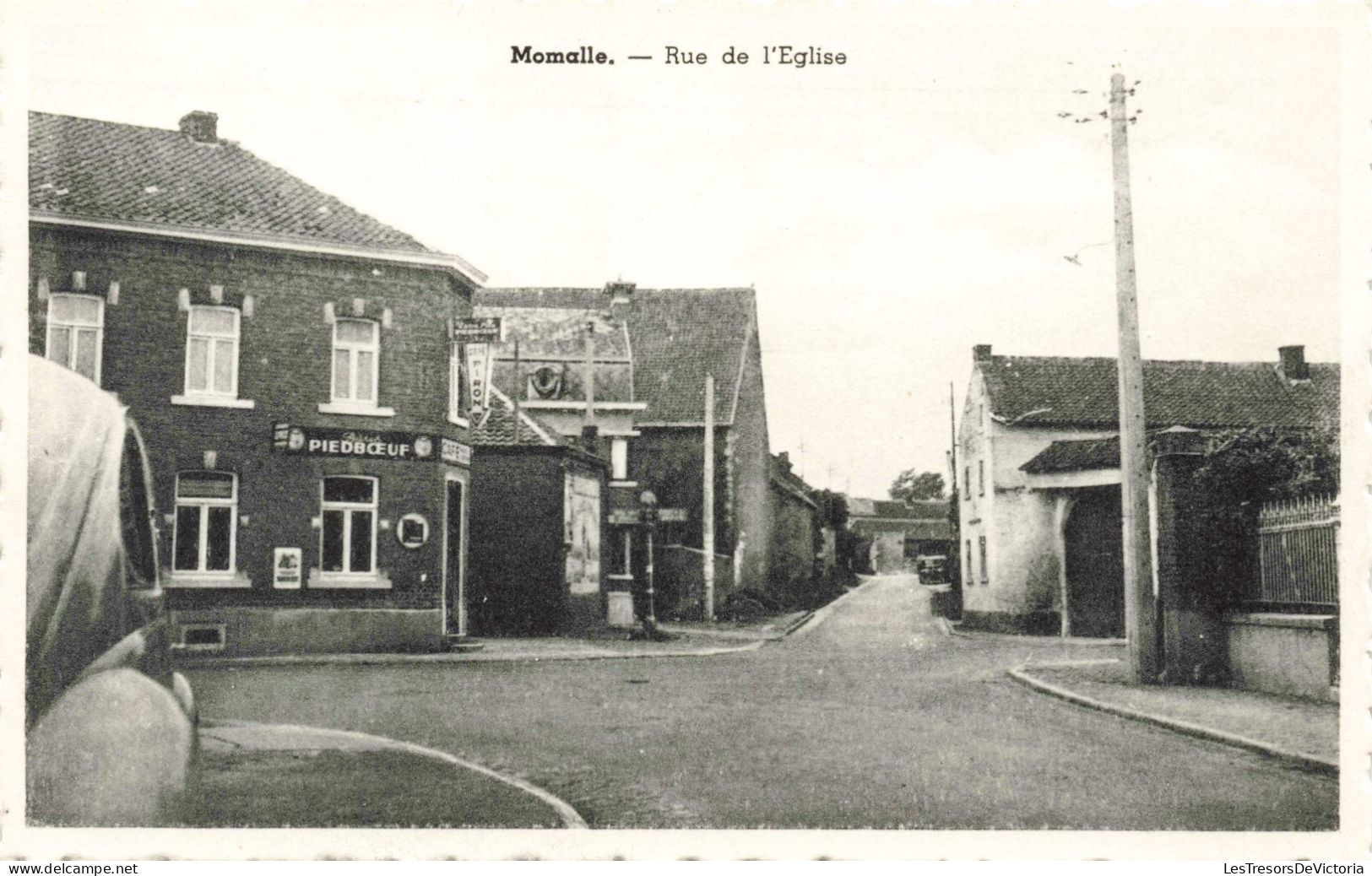 BELGIQUE - Momalle - Rue De L'Eglise - Carte Postale Ancienne - Remicourt