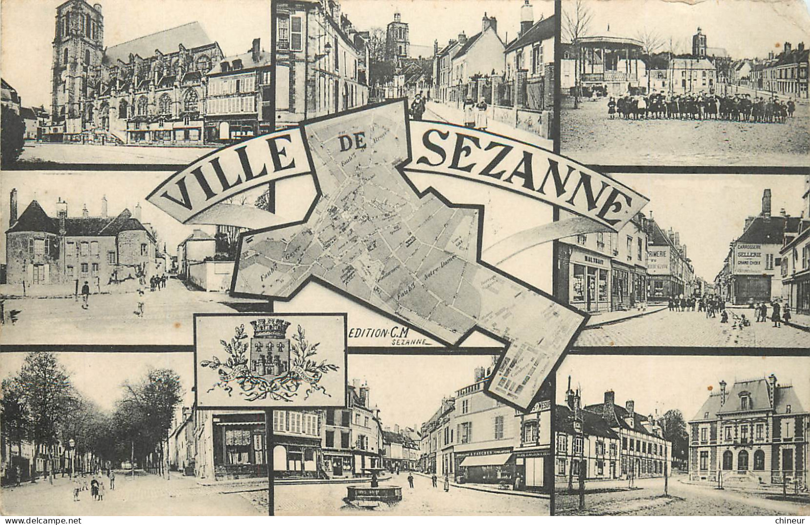 VILLE DE SEZANNE CARTE MULTIVUES - Sezanne