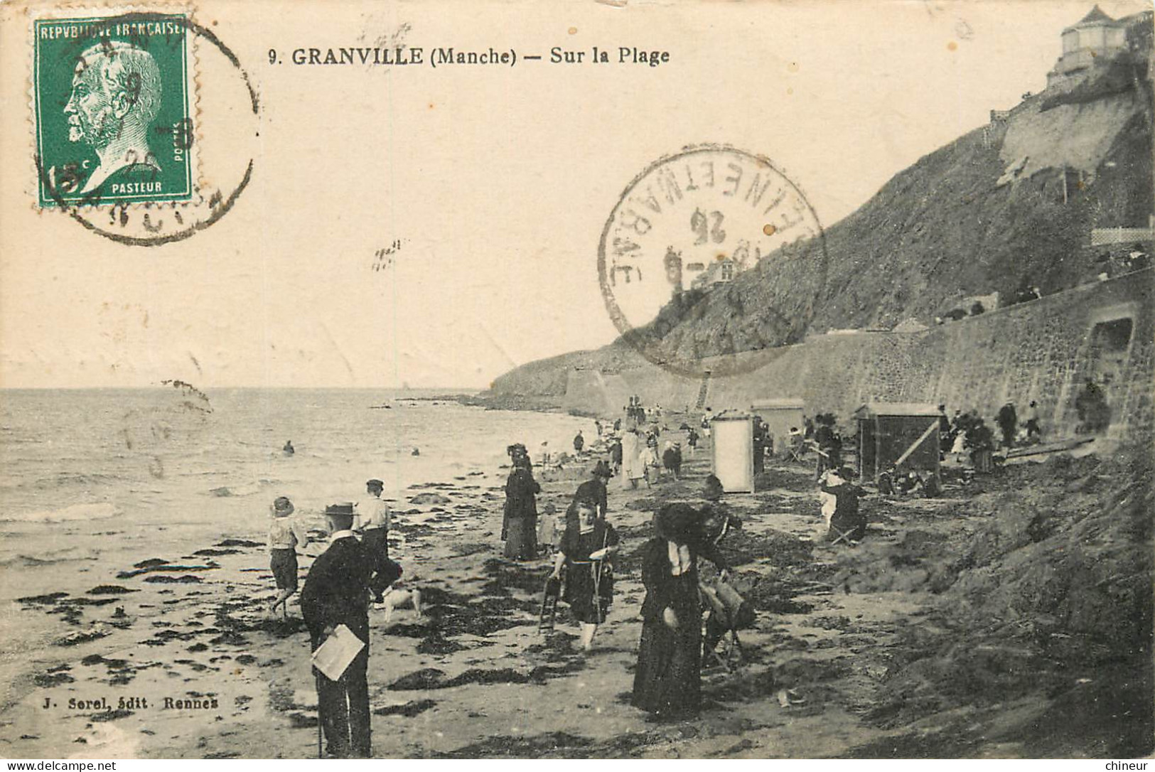 GRANVILLE SUR LA PLAGE - Granville