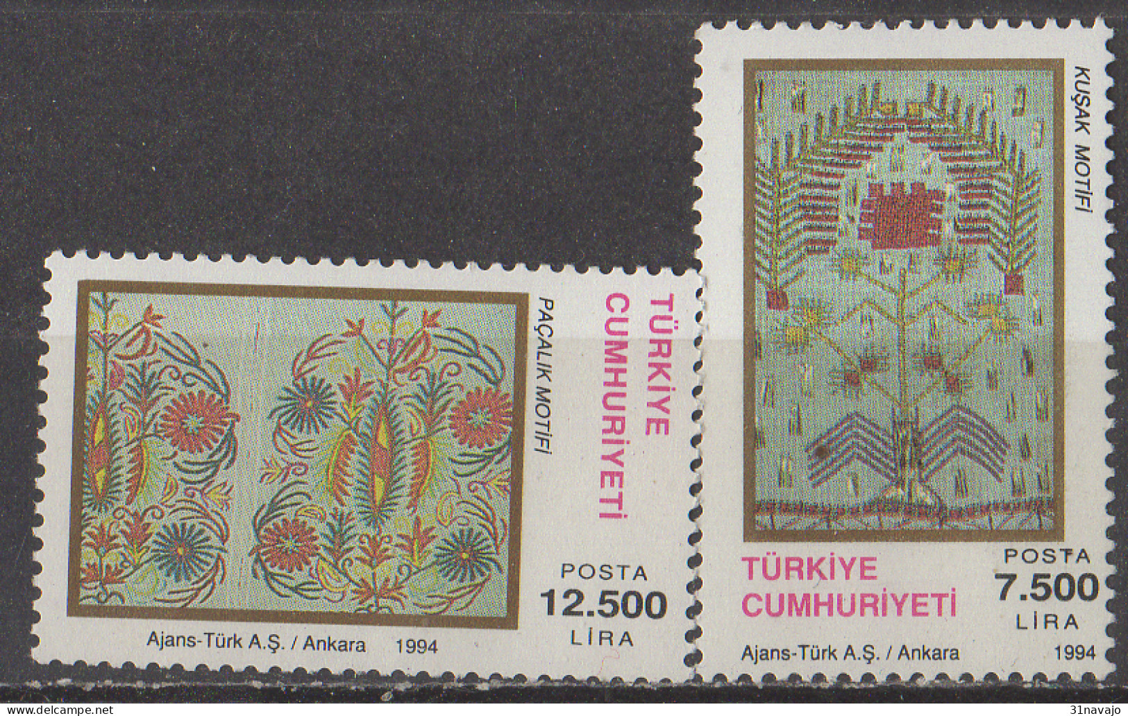 TURQUIE - Artisanat - Unused Stamps